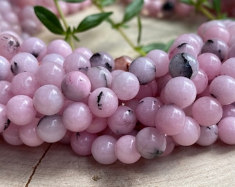 Cherry Blossom Jasper Beads 6mm Strand