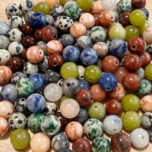 Pearl Mix, Gemstone Pearl Mix 150 Pearls 6 mm