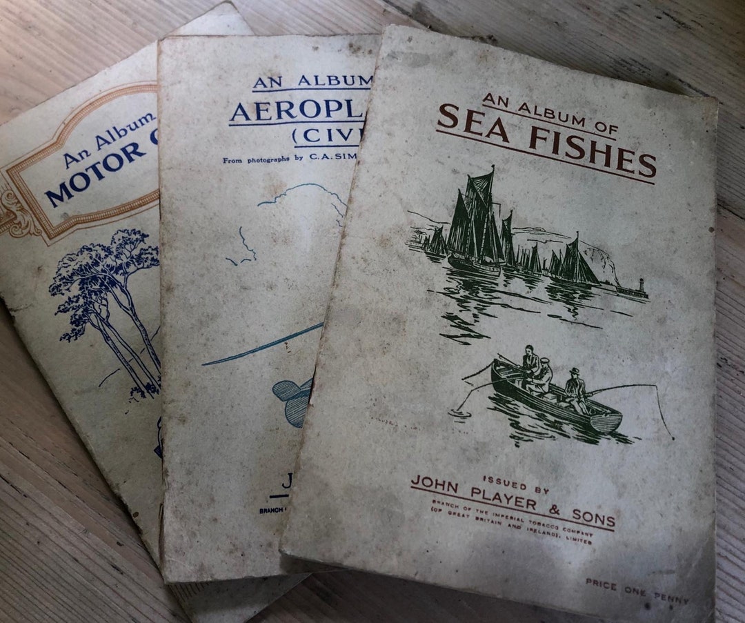 Three 1930's John Player and Sons Cigarette Card Albums
