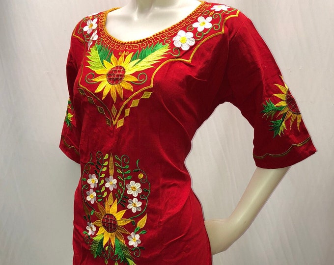 Vestido mexicano “Sofia”ideal para una fiesta mexicana o cualquier otro evento ENVÍO GRATIS EN ESTADOS UNIDOS