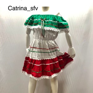 Vestido mexicano, fuera de los hombros, vestido campesina, vestido artesanal, vestido bordado, vestido típico, fiesta mexicana, 5 de mayo