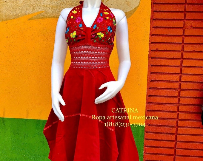 Vestido mexicano picos ideal para una fiesta mexicana o cualquier otro evento ENVÍO GRATIS EN ESTADOS UNIDOS