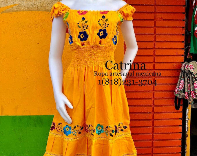 Vestidos bordados a mano mexicanos new arrivals