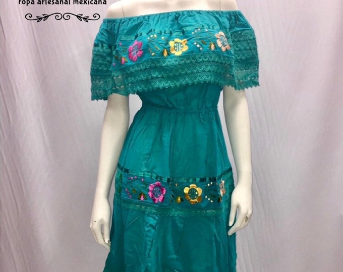 Vestido mexicano,Maria bonita ,fuera de los hombros talla extra grande perfecto para una fiesta mexicana o cualquier otro evento ENVÍO GRATIS EN ESTADOS UNIDOS