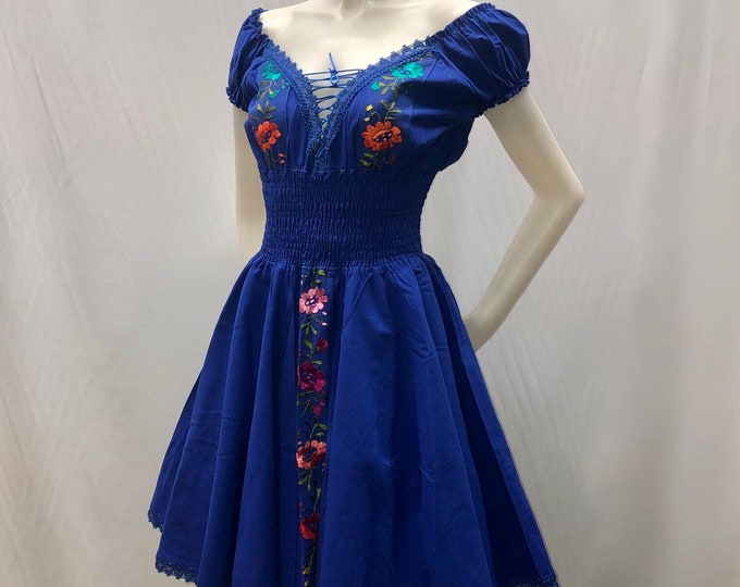 VESTIDO MEXICANO, vestido corto, vestido artesanal, vestido bordado, vestido típico, vestido regional, ideal para una fiesta mexicana, ENVÍO GRATIS EN ESTADOS UNIDOS