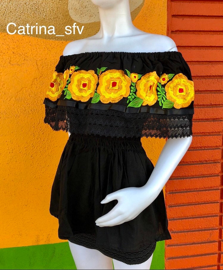 Blusa de carnaval Etsy Mexico