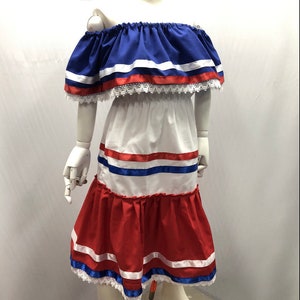 Dominican Republic dress, Puerto Rico dress, Costa Rica dress, Chile dress, Panama dress, Paraguay dress Haiti dress, Caribbean dress