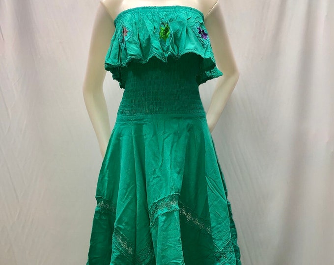 ( Picos ) vestido mexicano ideal para las fiestas mexicanas o cualquier otro evento ENVÍO GRATIS EN ESTADOS UNIDOS