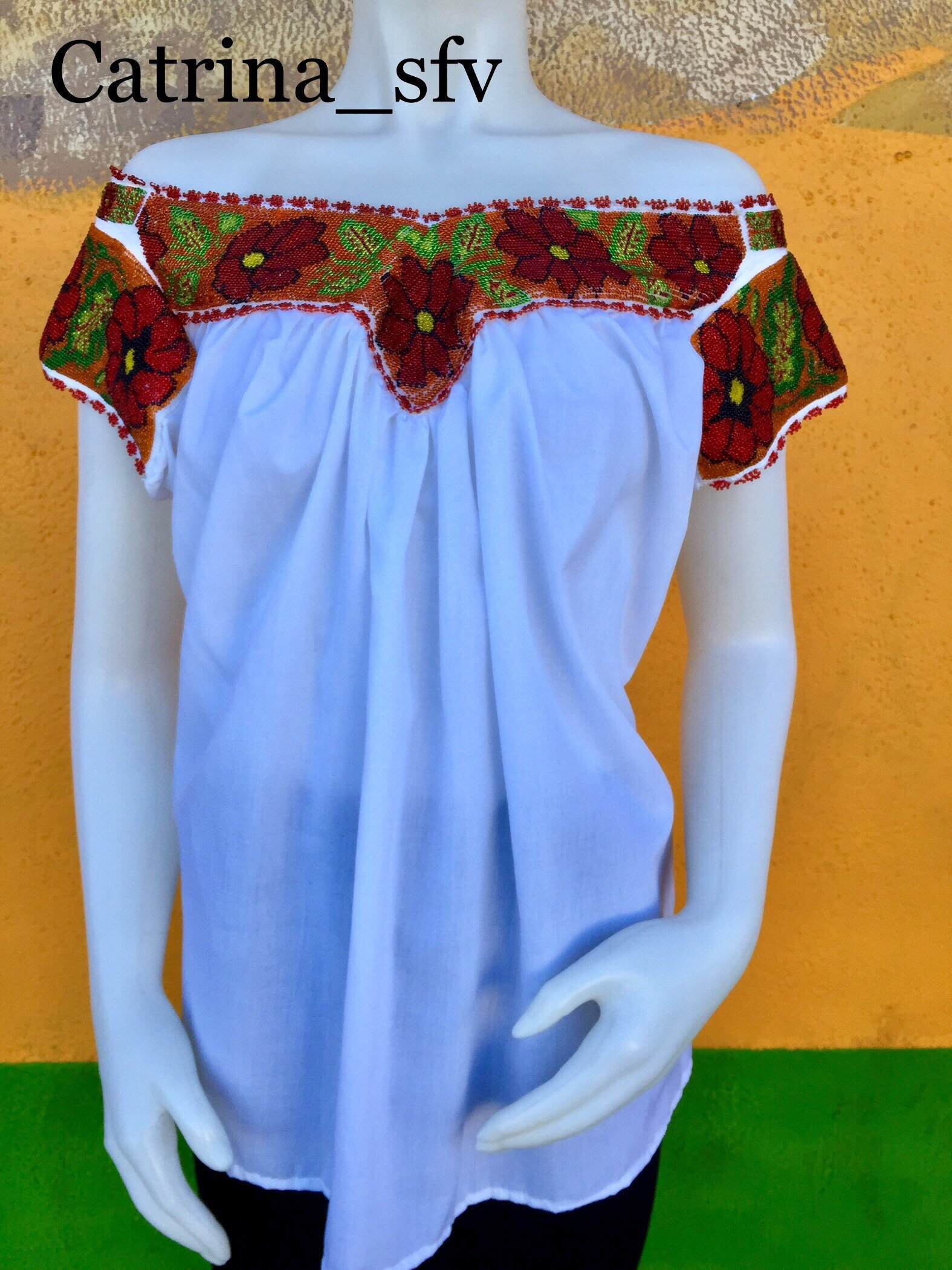 Blusas bordadas precio hot sale