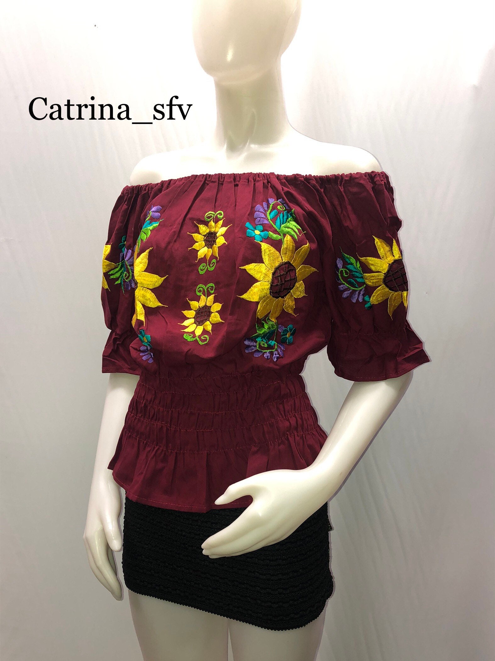 Blusa mexicana off the shoulder blouse blusa bordada blusa - Etsy México Blusa mexicana off the shoulder blouse blusa bordada blusa - Etsy México