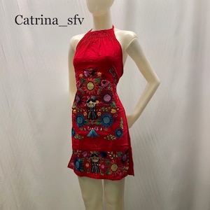 EMBROIDERED MEXICAN DRESS, mexican dress, embroidered dress, mexican custome, handmade deress, 5 mayo, the perfect dress for a Mexican party