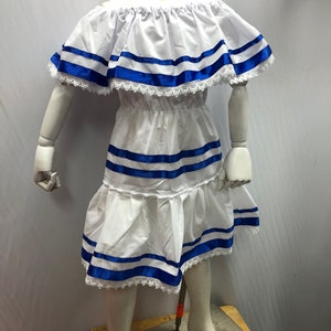 Vestido del Salvador, vestido de Nicaragua, vestido de Honduras, El Salvador dress, honduras dress, Nicaragua dress, fiesta salvadoreña