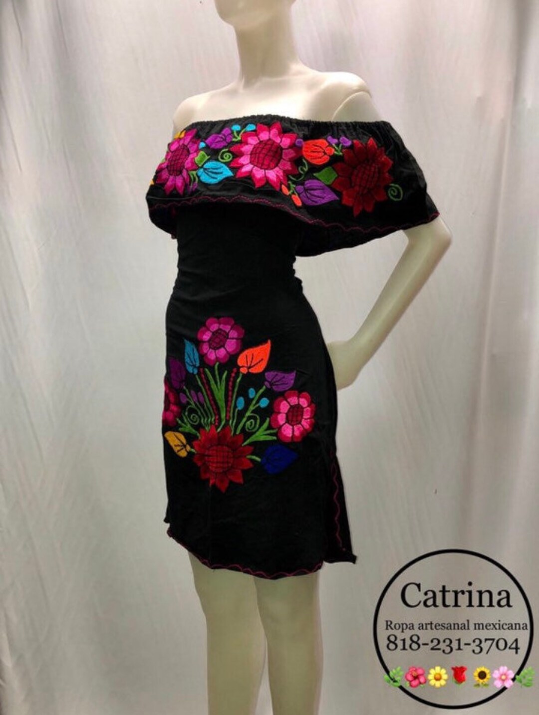 サラマリカ Big Flower Embroidery Dress Amazon.com: Embroidered Floral Dress for Women Summer Flower