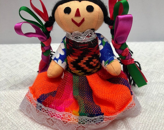 Muñeca Lele, muñeca maria, muñeca Lupita, muñeca de trapo, muñeca artesanal, muñeca mexicana ENVÍO GRATIS EN ESTADOS UNIDOS