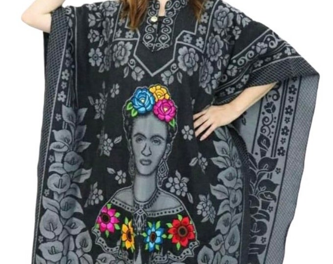 Mexican morning, Mexican poncho, Mexican overcoat, Mexican handmade morning, Mexican sarape, embroidered overcoat, embroidered morning, May 5th