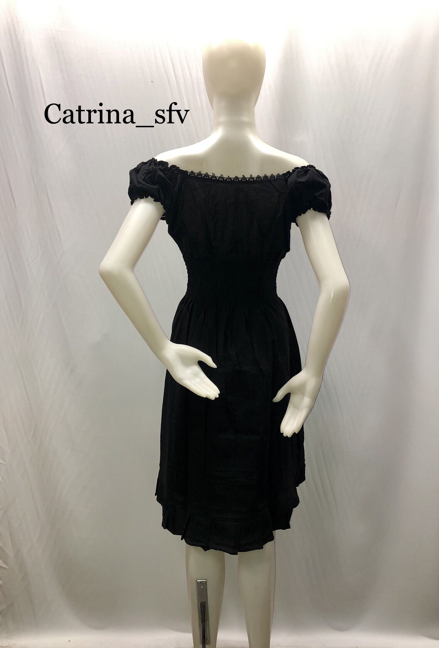 Vestido mexicano vestido negro bordado off the shoulders dress vestido fuera de los hombros vestido artesanal vestido tipico 5 de mayo ENVIO GRATIS EN ESTADOS UNIDOS