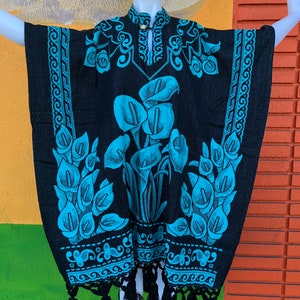 Mexican overcoat, handmade overcoat, Mexican morning dress, Mexican poncho, Mexican sarape, handmade morning dress, handmade sarape, Mexican party