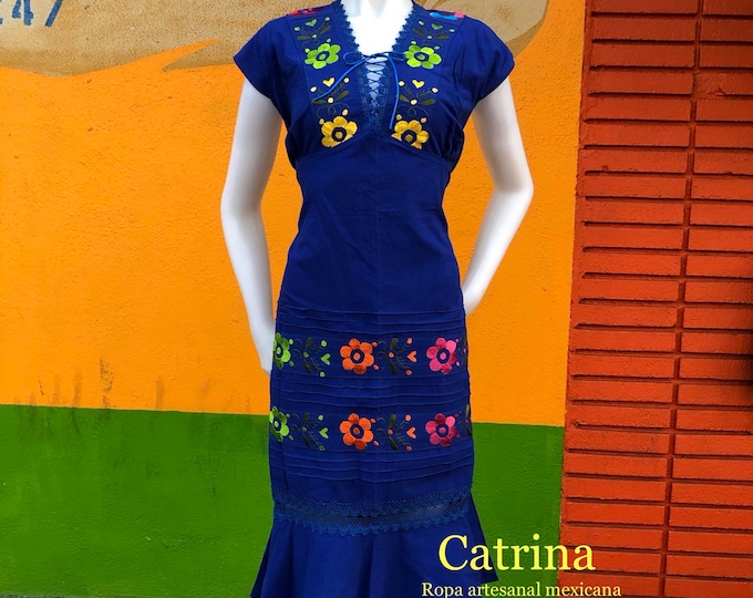 Vestido mexicano ideal para una fiesta mexicana o cualquier otro evento ENVÍO GRATIS EN ESTADOS UNIDOS