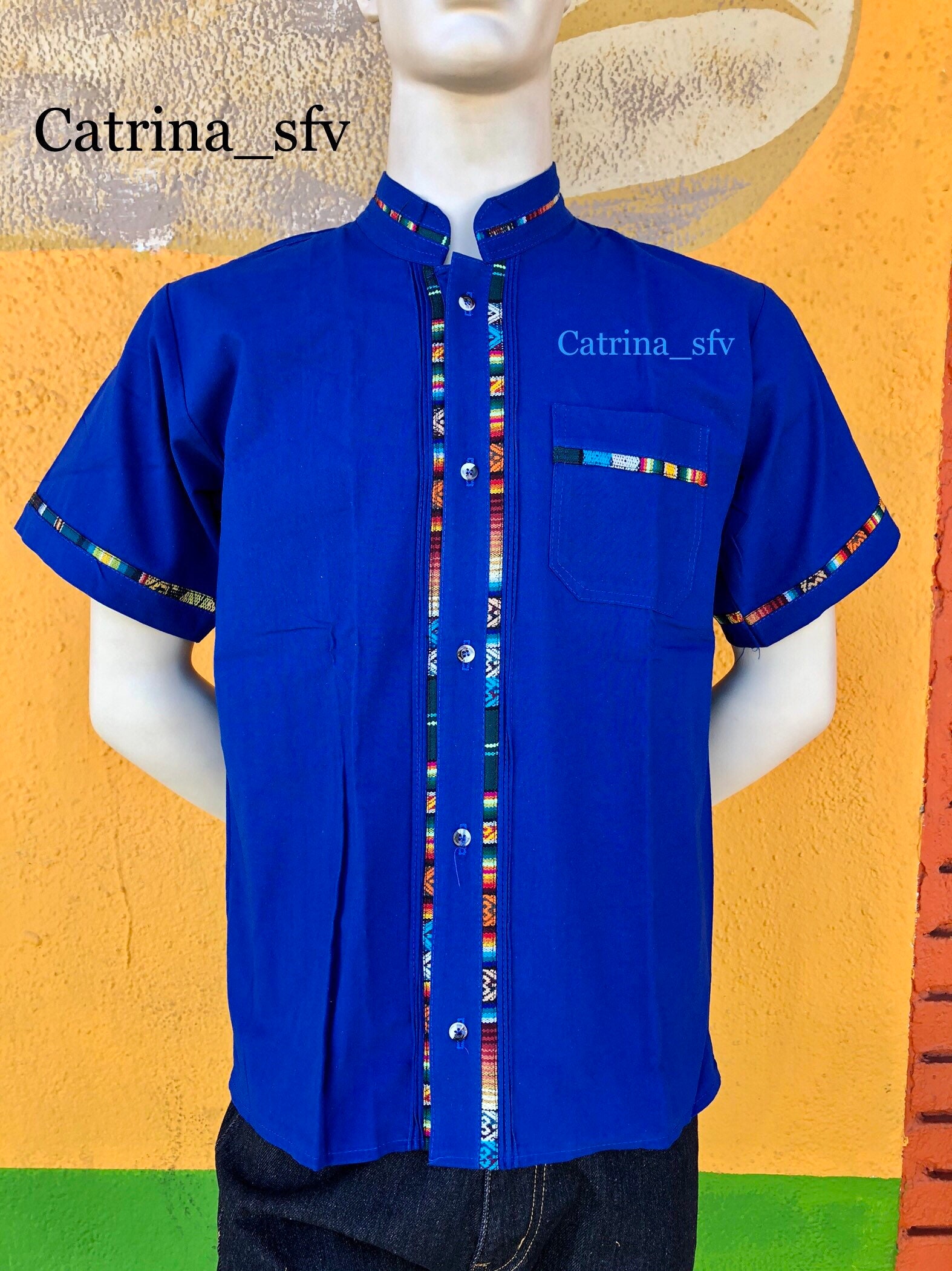 Camisa guayabera guayabera camisa mexicana camisa tipica camisa artesanal camisa bordada fiesta mexicana 5 de mayo Dia de muertos