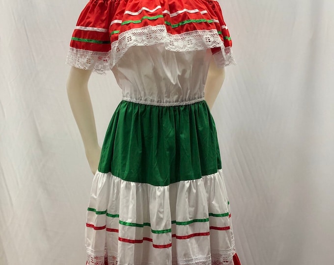 Vestido mexicano, fuera de los hombros, vestido campesina, vestido artesanal, vestido bordado, vestido típico, ENVIO GRATIS EN ESTADOS UNIDOS