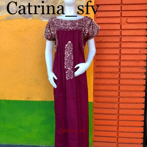 San Antonino huipil, Mexican dress, embroidered huipil, Mexican handmade dress, long dress, typical dress, regional dress, huipil
