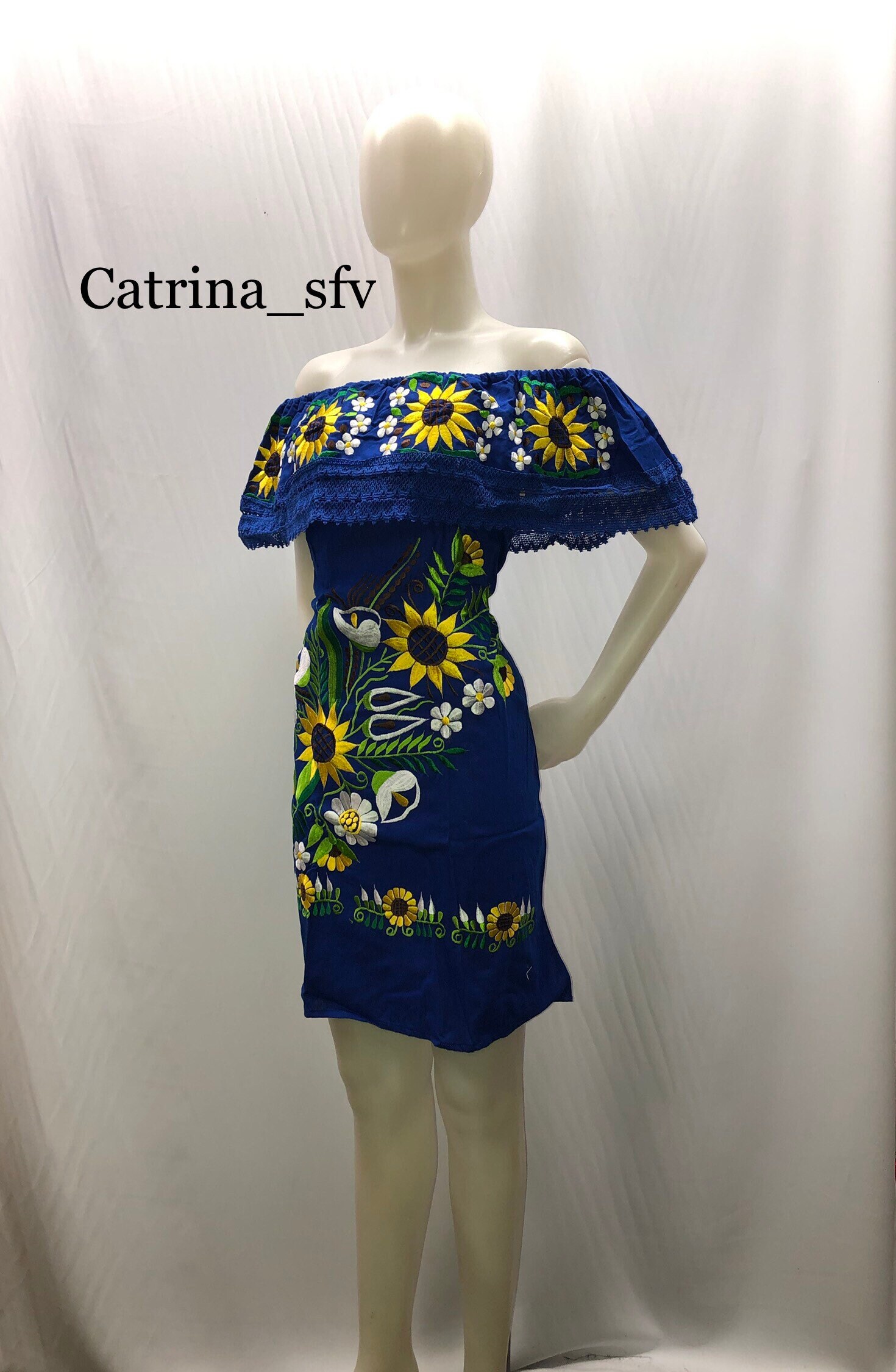 estido mexicano, off the shoulders, vestido vestido girasoles , mexicano corto, fiesta mexicana,ENVIO GRATIS EN ESTADOS UNIDOS