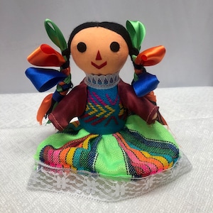 Lele doll, maria doll, Lupita doll, rag doll, handmade doll, Mexican doll