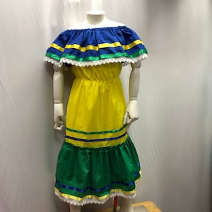 Brazil dress, brazilian dress, brazil dress, off the shoulder Brazil dress