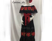 Mexican dress 5XL, May 5, peasant dress, off the shoulders dress, off-the-shoulder size, plus zise dress, Mexican party