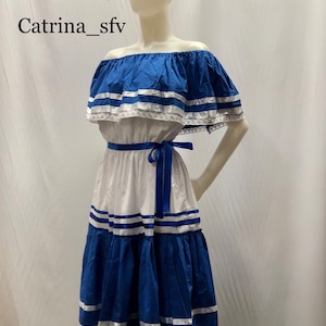 Vestido de el salvador, vestido de Nicaragua, vestido de Honduras, vestido de centroamericana, off the shoulders dress, fiesta salvadoreña