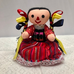 Lele doll, maria doll, Lupita doll, rag doll, handmade doll, Mexican doll