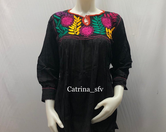 blusa mexicana ( CHAMULA ) ,ideal para una fiesta mexicana o cualquier otro evento ENVÍO GRATIS EN ESTADOS UNIDOS