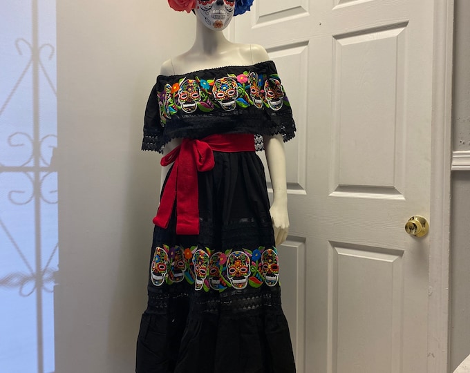 Vestido ( reboso ) ideal para una fiesta mexicana o cualquier otro evento ENVÍO GRATIS EN ESTADOS UNIDOS