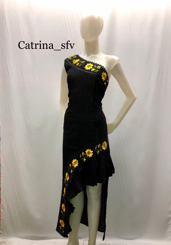 VESTIDO MEXICANO vestido corto vestido artesanal vestido bordado vestido tipico vestido regional ideal para una fiesta mexicana Etsy Mexico