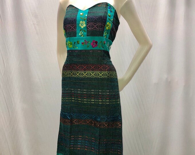 Vestido mexicano straple perfecto para la temporada o para una fiesta mexicana ENVÍO GRATIS EN ESTADOS UNIDOS