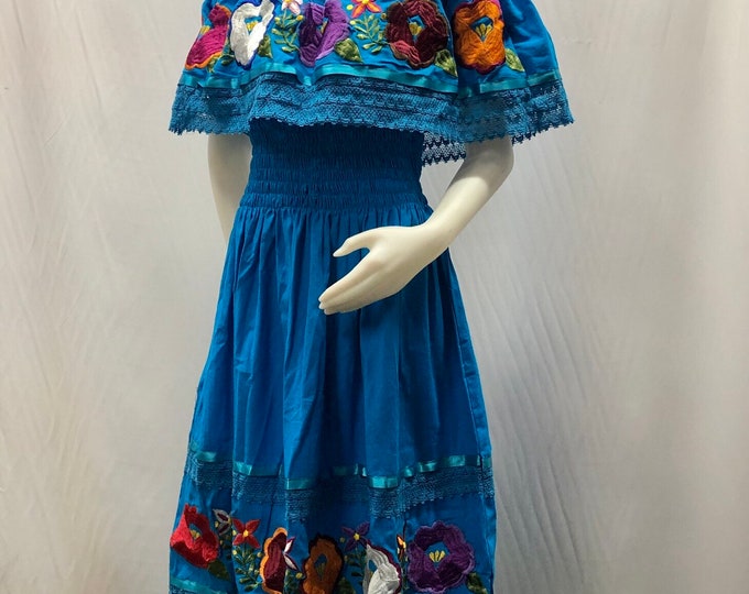 Vestido mexicano 5XL, vestido Maria bonita, off the shoulders dress, fuera de los hombros, talla extra grande, perfecto para fiesta mexicana, ENVIO GRATIS EN ESTADOS UNIDOS