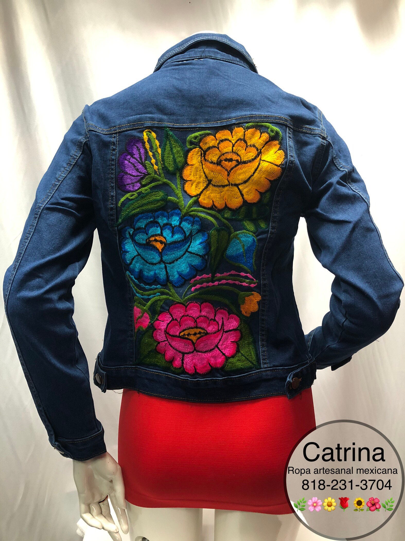 Chamarra Bordada Etsy