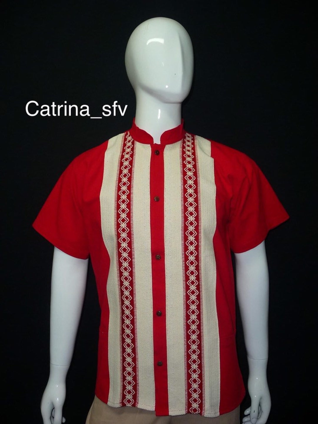 Guayabera Shirt Guayabera Mexican Shirt Typical Shirt Etsy