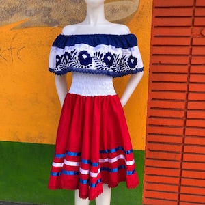 Caribbean dress, Dominican Republic dress,Puerto Rico dress, Costa Rica dress, Chile dress, Panama dress, Haiti dress, Paraguay dress