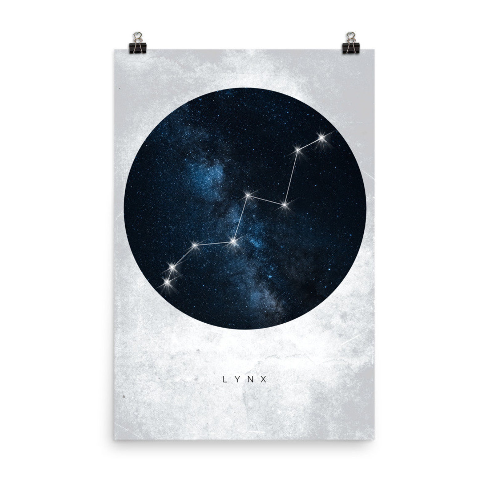 Lynx Constellation / Constellation Poster / Constellation Home - Etsy