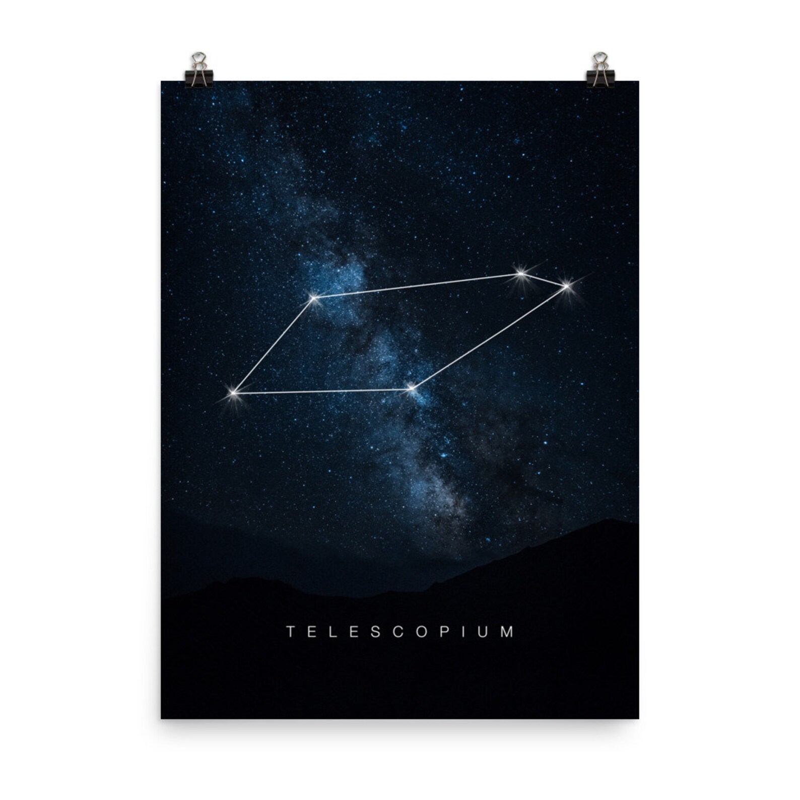 Telescopium telescope Constellation / Constellation Print / Etsy UK