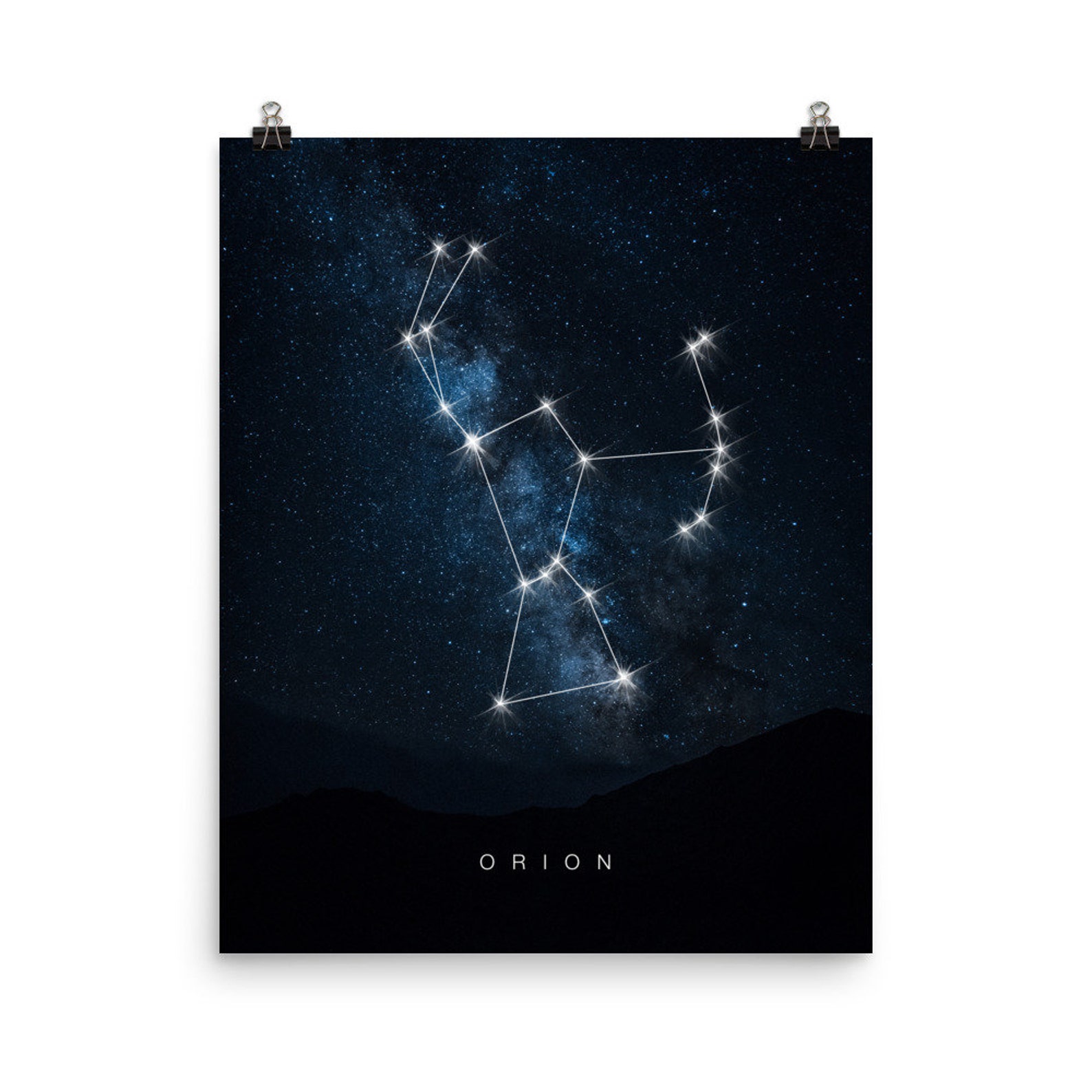 Orion Constellation / Constellation Poster / Constellation Home Decor