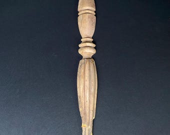 Antique Architectural Salvage Carved Wooden Applique