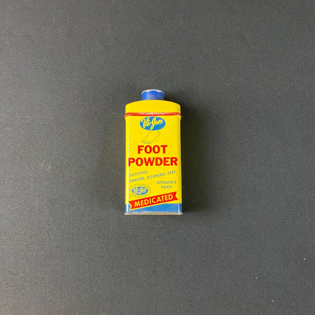 Vi Jon Vintage 3 Oz Vi-jon Foot Powder Medicated, Free Shipping - Etsy