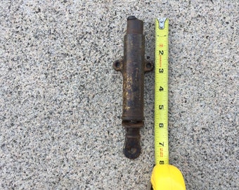 Antique Architectural Salvage Steel Barrel Bolt Lock From The Collection Of Fellenz Antiques