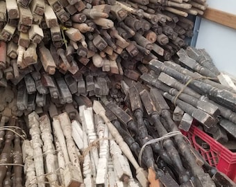 Architectural Salvage Spindles Over 60,000 In Inventory All Pre 1930 Most Fom 1800S Great For Repurposing. PLEASE READ DESCRIPTION!!