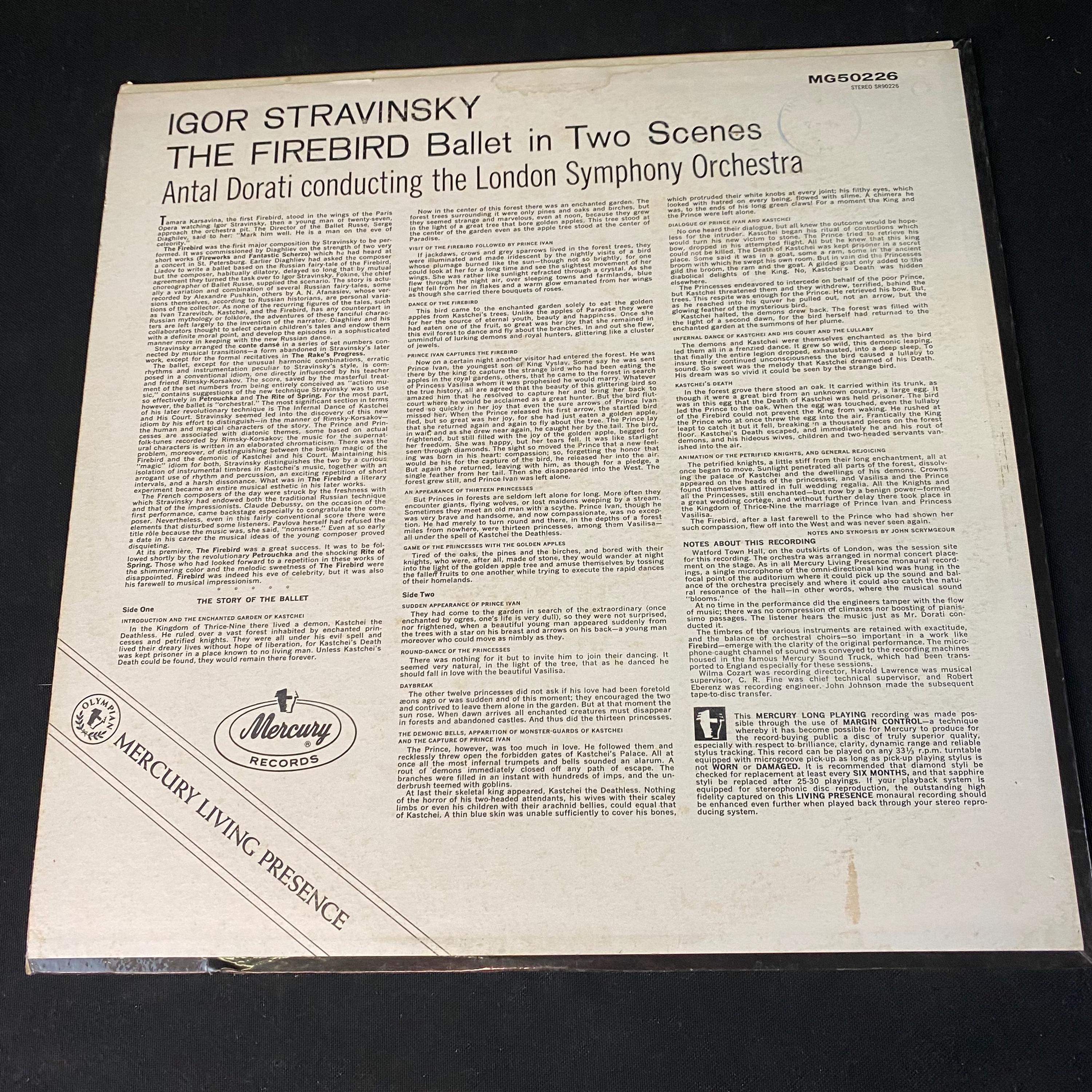 Vintage Vinyl – the Firebird by Stravinsky | Antal Dorati, London