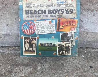 Vintage 1976 Vinyl Album the Beach Boys–beach Boys '69 the Beach