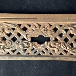 Antique Architectural Salvage Fireplace Cover Art Deco Nouveau Cast Iron Mantle Summer Door From The Collection Of Fellenz Antiques