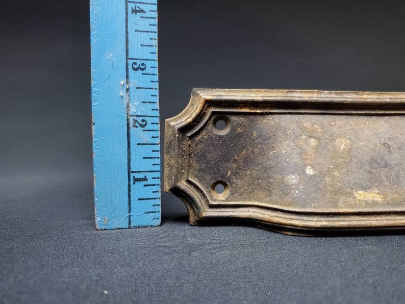 Antique Vintage Cast Iron Mail Slot Cover Letter Mail Drop Etsy